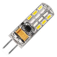 Лампа светодиодная (низковольтная) Feron LB-420 JC Капсула G4 CL 12В 2Вт 160Лм 4000К 10х36мм картинка 